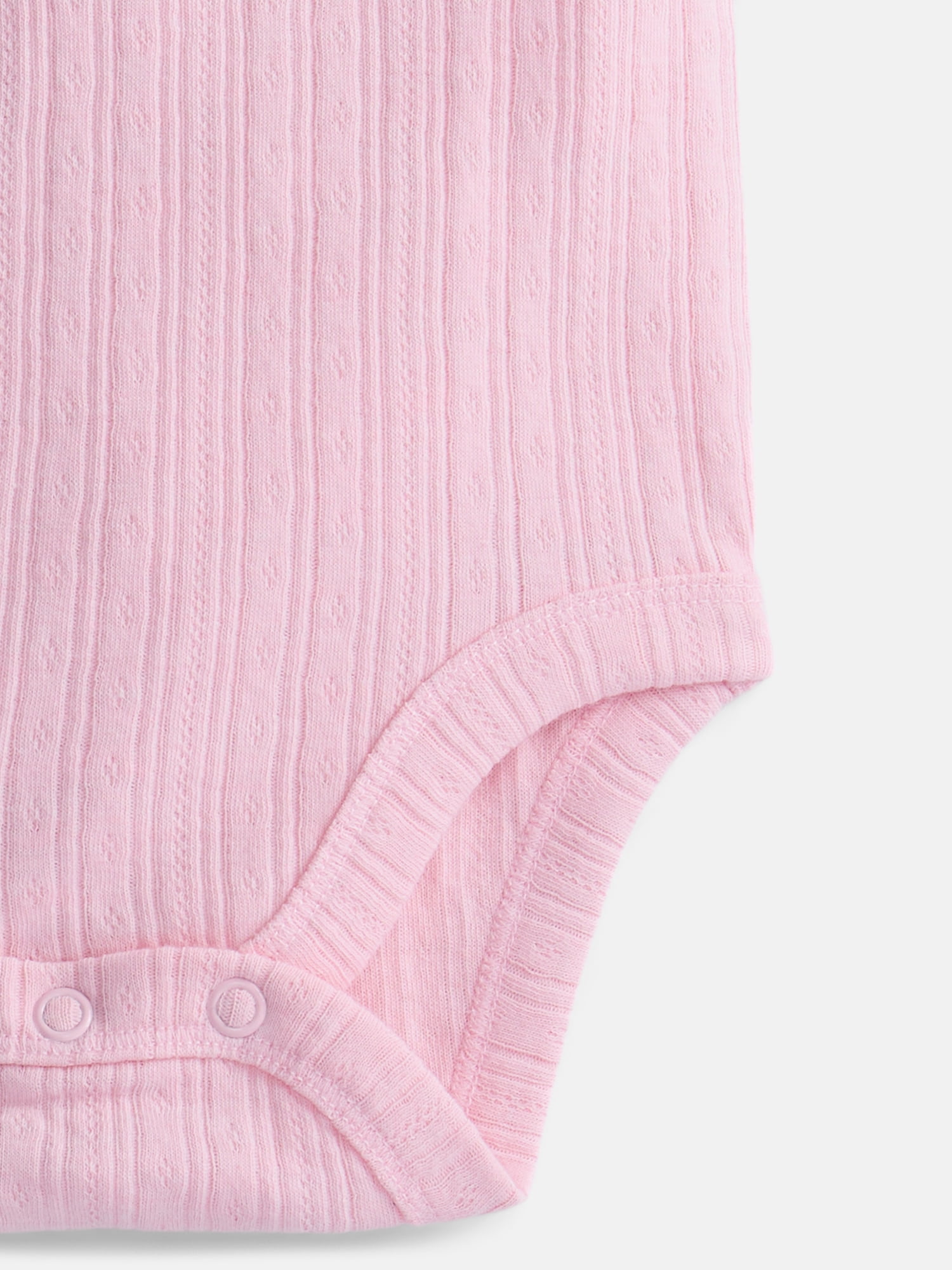 Wonder Nation Baby Girls Bodysuit with Long Sleeves, Sizes 0-24 Months