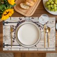 thumbnail image 4 of Texas Star Vintage Placemats Set of 4, Brown Retro Berry Beige Wooden Branches Placemats for Dining Table, Place Mats for Kitchen Tabletop, Waterproof Wipeable Dining Table Mats Set, 4 of 9