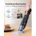 thumbnail image 6 of Aspiron Cordless Handheld Vacuum, 15KPA Powerful Car Vacuum, Rechargeable, Charging Dock, Ergonomic Handle, 2-in-1 Crevice Tool, 1.8lb Portable Handheld Vacuum with 2-Speed for Car, Home, 6 of 12