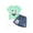 Green, variant on Girls 2 Piece Outfits Cow Printed T Shirt And Denim Skirt Stylish And Comfortable Matching Clothing Set Grey 2-3 Years
