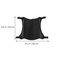 thumbnail image 2 of SHINYPASING Motorbike Seat Cushion Breathable and Comfortable for Outdoor Use Black Mesh Rubber 1pc, 2 of 8