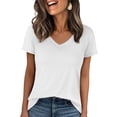thumbnail image 7 of ANRABESS Womens Short Sleeve Tops Casual V Neck Wrinkle - Free Basic T Shirts Summer Cute Tee 2026 Spring Fashion Clothes White Medium, 7 of 7