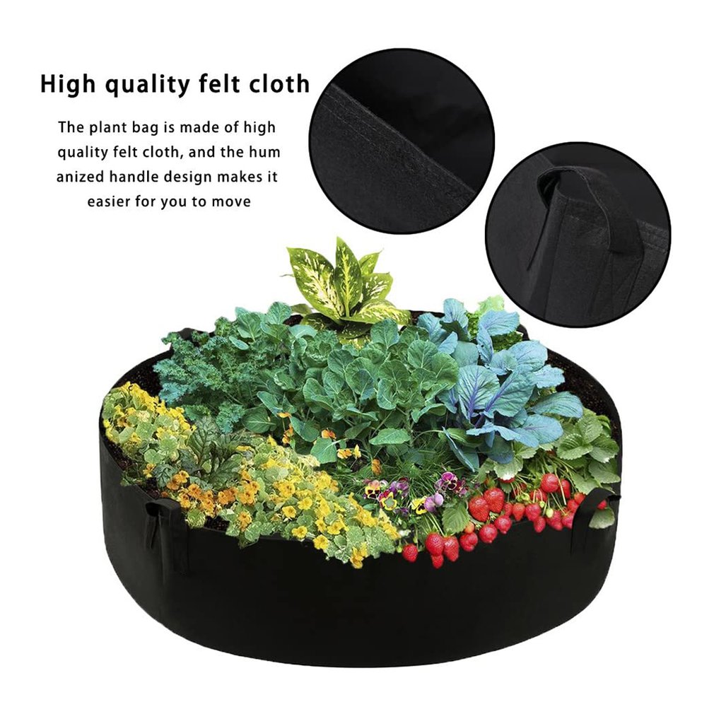 Felt Planting Bag Garden Round Nutrition Felt Plant Bag Garden Seedling Bag Walmart Canada