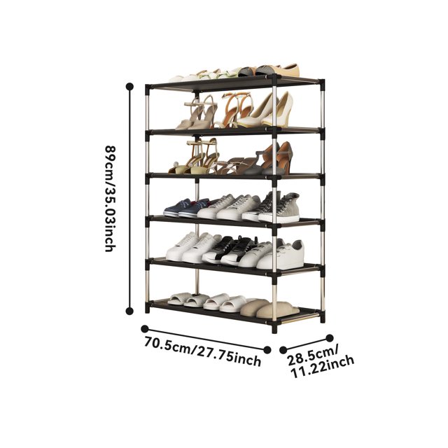 Zapatero sencillo de 3-7 capas, multicapa a prueba de polvo, zapatero para puerta del hogar, ahorro de espacio, conjunto de Zapatero pequeño