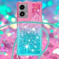 thumbnail image 4 of Funda para Motorola MOTO G Stylus 5G 2024 Brillantina Líquida Divertida Reluciente y con Cristales en Movimiento Cuerpo Cruzado con Cordón Ajustable, 4 of 5