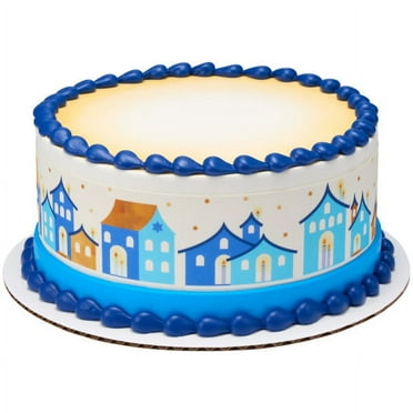Hanukkah Edible Image Cake Topper Strips