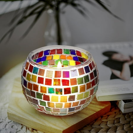 Baluue Candle Stand Bowl Assorted Color 1Pack