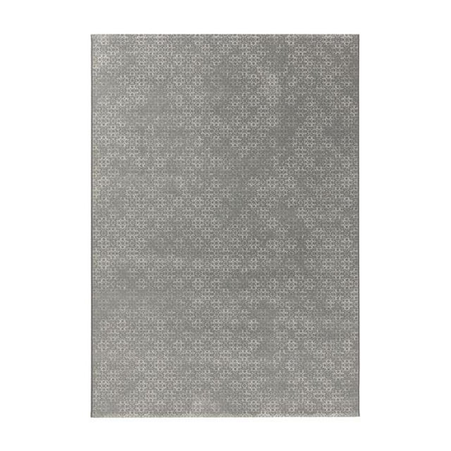 Dynamic Rugs MS71012222506 6 Pi. 7 Po. x 9 Pi. 6 Po. Mysterio 12222 Rectangle Contemporain Tapis de Zone - 506 Gris Foncé
