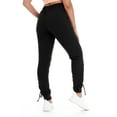thumbnail image 2 of BSP Women's Athleisure Fleece Jogger Sweatpants With Rouching, 2 of 4