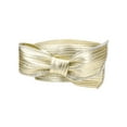 thumbnail image 1 of ChicHeadwear Large Stone Bow Pillbox Braid Hat - Gold, 1 of 1
