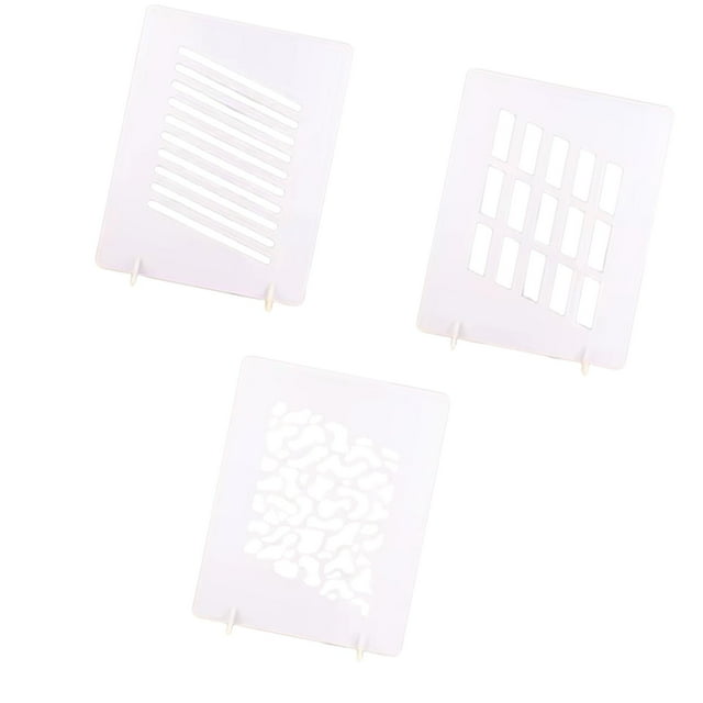 Bunblic 3Pcs Photography Props Light and Shadow Boards Accessories with Support Legs Reusable Easy to Use Sturdy PVC for Food Jewelry A