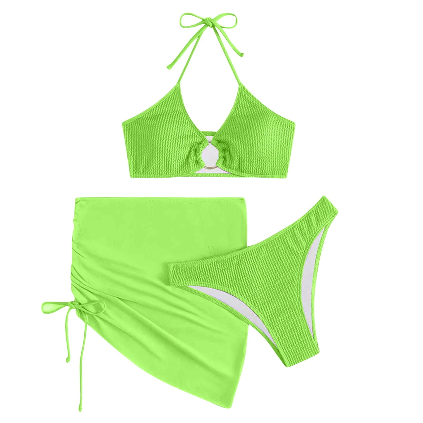 "kpoplk 2 Piece Bathing Suits For Women, Swimsuits for Women Ruched