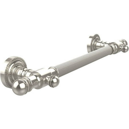 16-in Grab Bar Reeded in Polished Nickel