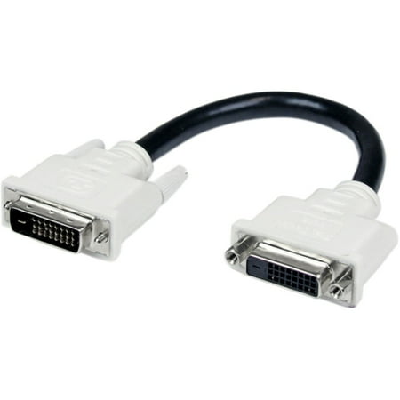 Dual Dvi Port - Startech DVIDEXTAA6IN 6in DVI D Dual Link Digital Port Saver Extension Cable