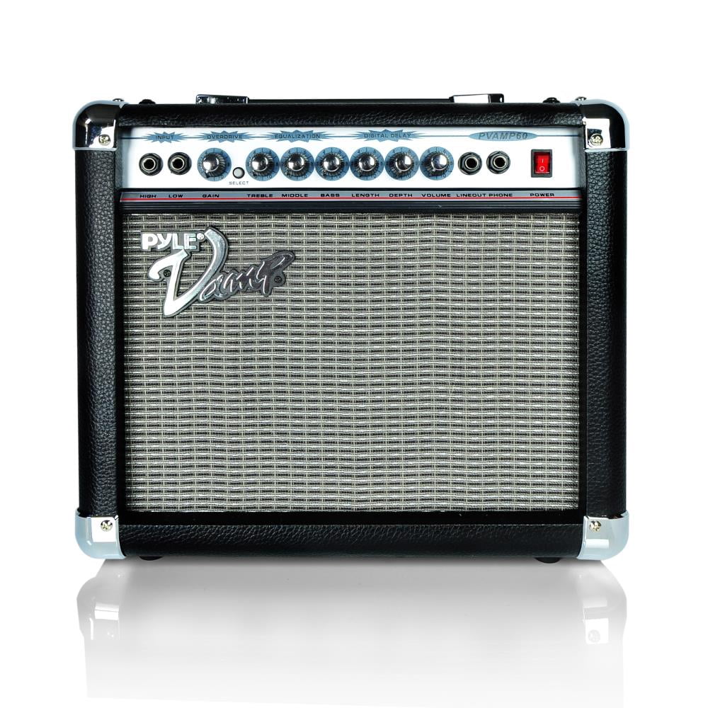 Pyle PVAMP60 Pro Vamp Series 60 Watt Amplifier w/ 3 Band EQ & Overdrive