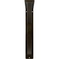 thumbnail image 3 of Ekena Millwork 2"W x 10"D x 12"H Miller Wrought Iron Bracket, (Triple center brace), Antiqued Brass, 3 of 9