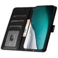 thumbnail image 2 of Compatible with Samsung Galaxy S23 Ultra Crocodile Pattern Foldable Stand Leather Case Mobile Phone Wallet Case with Hand Strap, 2 of 4