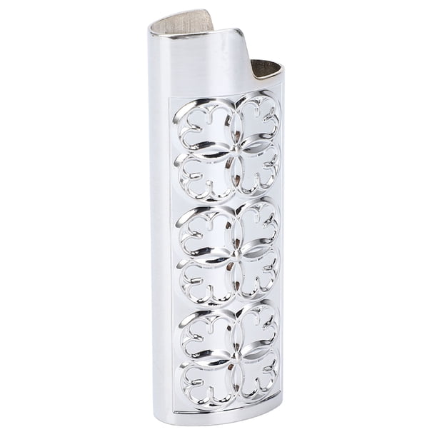 Funda Protectora Para Encendedor, Estilo Vintage, Con Patrón En Relieve De Metal, Soporte Para Funda Para Encendedor Con Ajuste Seguro Y Acceso Rápido, Para Encendedores De