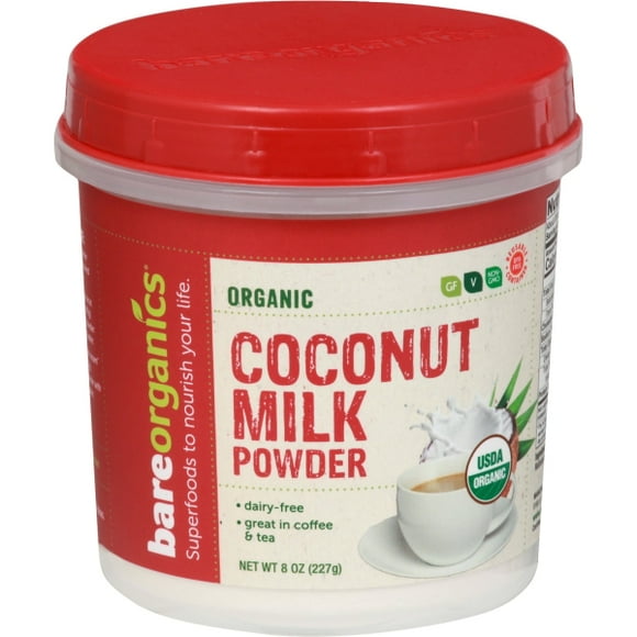 Bare Organics Organic Coconut Milk Powder, 8 Oz