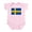 Petal Pink, variant on CafePress - Swedish Flag Infant Bodysuit - Baby Light Bodysuit, Size Newborn - 24 Months