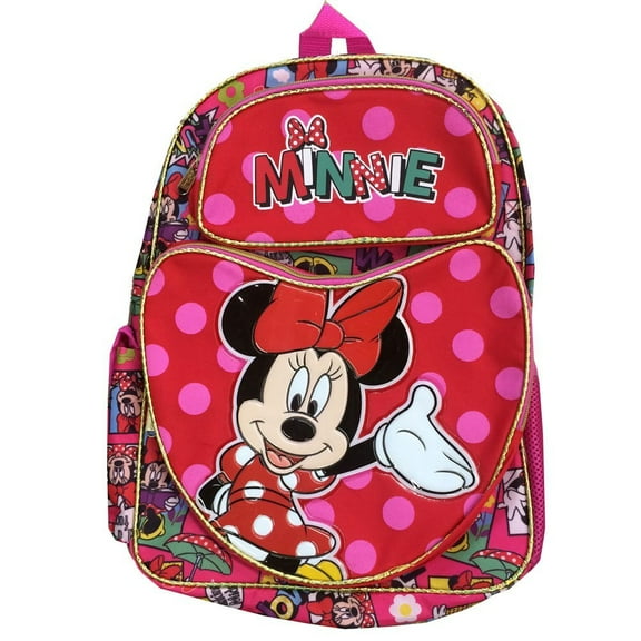 Backpack - Minnie Mouse - Comic Book Red and Pink Presenting New 636173