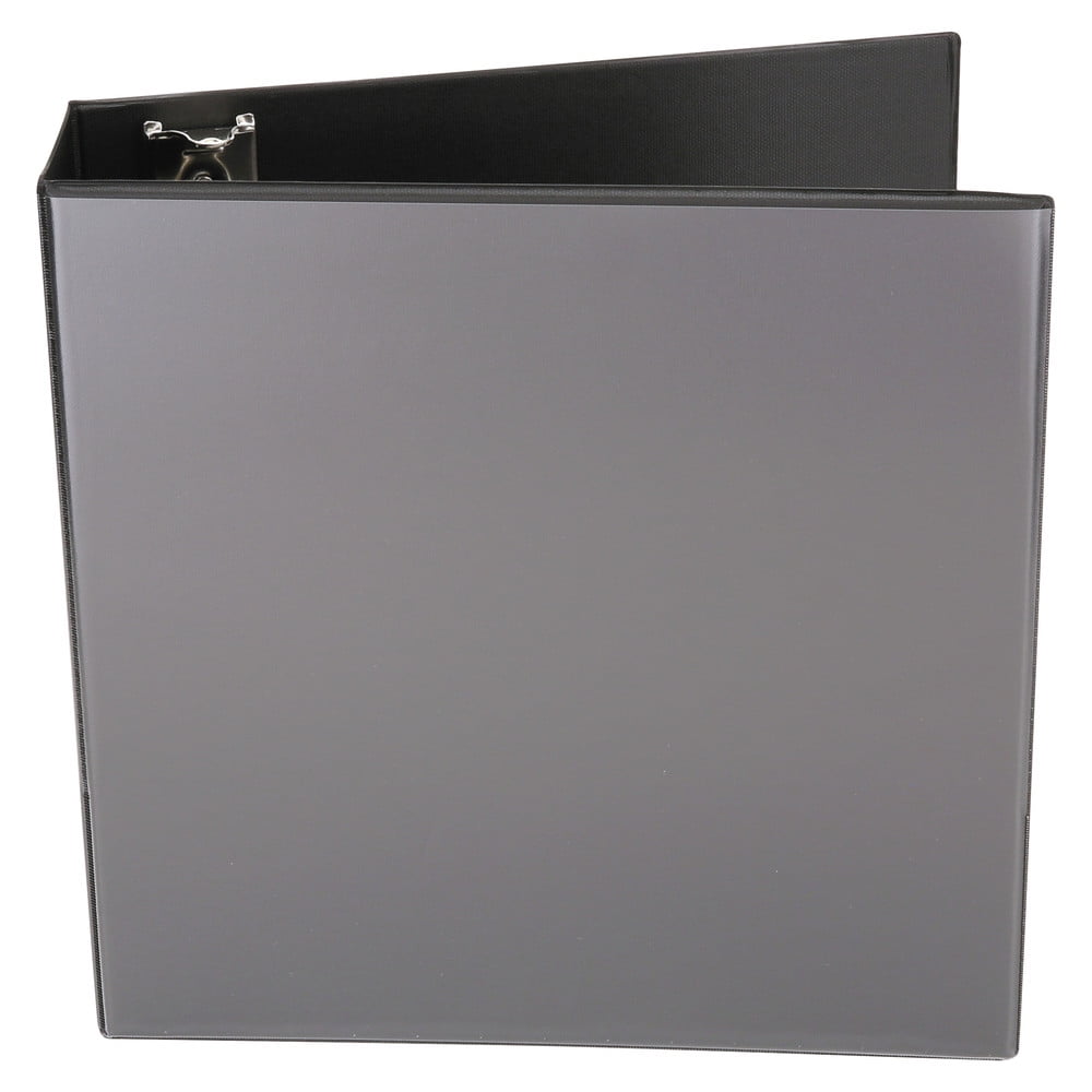 11x17 Binder Poly Panel Featuring a 1 Round Ring Black