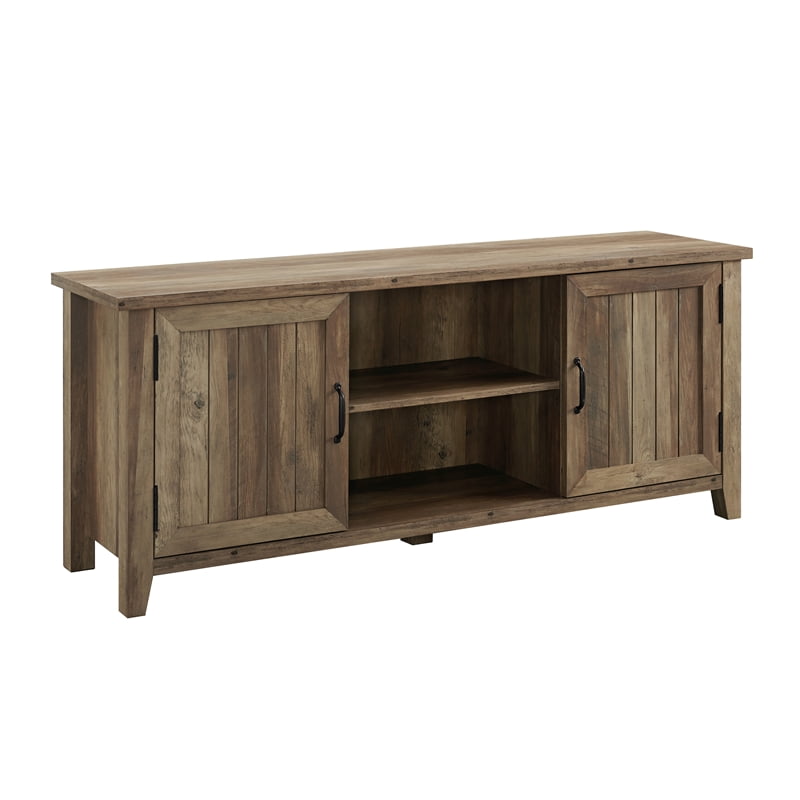 Pemberly Row 58" TV Stand in Rustic Oak