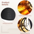 thumbnail image 2 of 6 Pcs Chandelier Lamp Shades 5 Inch, Mini Barrel Lampshades Clip On for Table Lamp Wall Lamp Replacement, Natural Linen Mini Lamp Shade, 3.2x4.9x5.9in (Top Height Bottom), 2 of 6