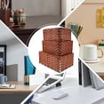 thumbnail image 2 of 3pcs Woven Storage Basket Tabletop Imitation Rattan Woven Basket for Stationery Makeup Book Food, 2 of 8