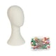 thumbnail image 4 of Cabeza de maniquí de terciopelo Salvador Modelo de cabeza de maniquí, 4 of 10