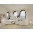 thumbnail image 3 of 104" Boneless Couch, Sectional Couches for Living Room, White Modern Sectional Sofa with L-Shape Chaise, Deep Seat Upholstered, No Assembly Required, 3 of 9