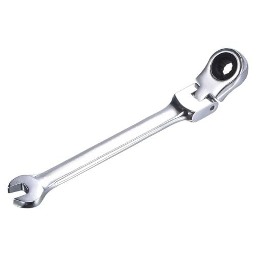 Titan 12901 Ratcheting Flex-Head Wrench, 1/4" Drive, 12-Point, 72-Tooth