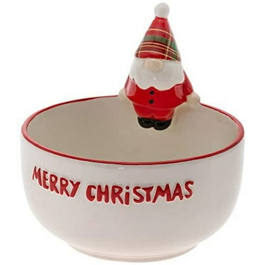 Boston International - Small Serving Bowl  5.5" - Wallace Plaid Gnome