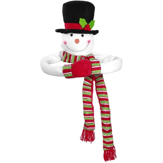 Árbol De Navidad Estrella Superior Adornos De Muñeco De Nieve Árbol De Navidad Sombrero Colgante Feliz Navidad Decoración Para El Hogar Moyic HA038688-00
