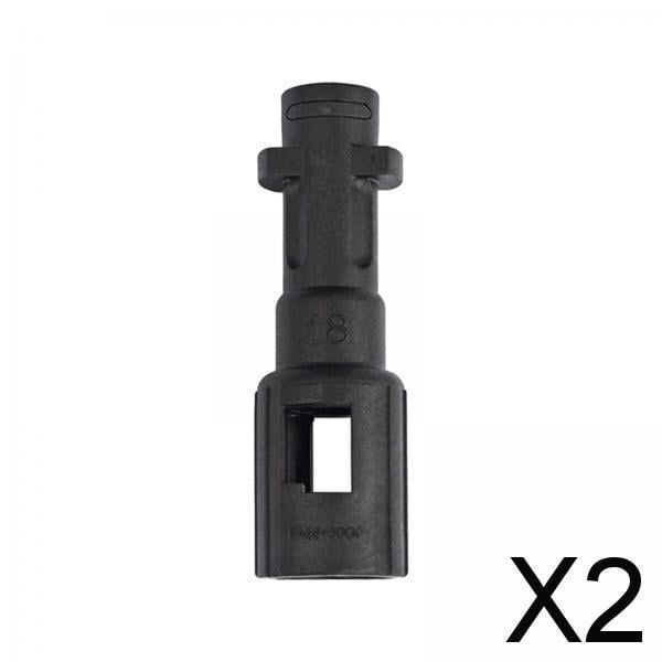 2X accesorios de junta de conversión apropiados para máquina de limpieza de automóviles Spray 2 piezas