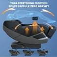 thumbnail image 6 of MassaMAX MT339 4D Massage Chair, Electric Extendable Footrest, Zero Gravity, With Touch Screen, Quick Access Buttons，in Deep Black, 6 of 7