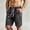 Black(New), variant on PNTUTB Men's Denim Shorts Casual Solid-Color Washed Loose Comfortable Shorts Elastic Waistband Drawstring Stylish Versatile Denim Shorts with Pockets
