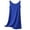 Blue, variant on NAFUU Summer Nightgowns For Women Plus Size Sleepwear Sleeveless Round Neck Tshirt Sleep Dress Solid Color Loose Nightshirt Sleep Dress