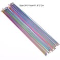 thumbnail image 3 of Linyer 12 Pieces Bike Spokes Modification Accessories Bicycles Components Universal Colorful Stainless Steel Spokes Wires Replacement Colorful 293MM, 3 of 7