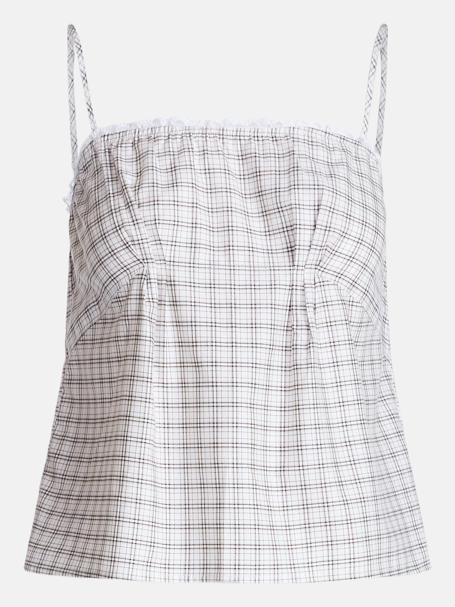 Joyspun Women's Woven Poplin Sleep Cami Top, Sizes XS-3X
