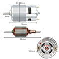 thumbnail image 2 of DC 12V 100W 12000RPM 775 Motor de Un Rodamiento de Bolas para Rociador de Bomba de de Autos Soledad Singal Ball Power Supply, 2 of 9
