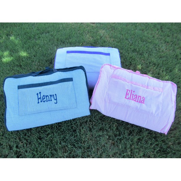 Nap Mat Personalized, Back to School, Seersucker Nap Mat