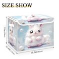 thumbnail image 3 of Storage Box With Lid 16.5x12.6x11.8In Foldable Stacked Household Storage Box Bubble Rabbit, 3 of 7