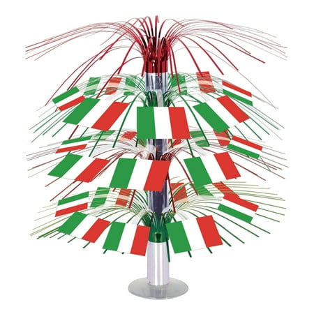 Beistle Italian Flag Party Cascade Centerpiece (Case of 6)
