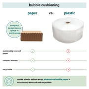 Elementree Paper Bubble Wrap Sheets, Moving & Shipping, 12 in x 12 in x 250 ft