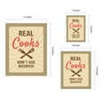 thumbnail image 7 of Designs ByLITA Real Cooks Don't Use Recipes!, 5 x 7 Black Framed Wall Art Print | Funny Home Decor, 7 of 7