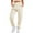 Beige, variant on Women's Sports Pants Loose Casual High Waisted Exercise Straps Bottom Jogging Pants