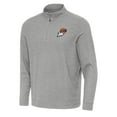 thumbnail image 2 of Men's Antigua Heather Gray Phoenix Mercury Subtle Quarter-Zip Top, 2 of 3