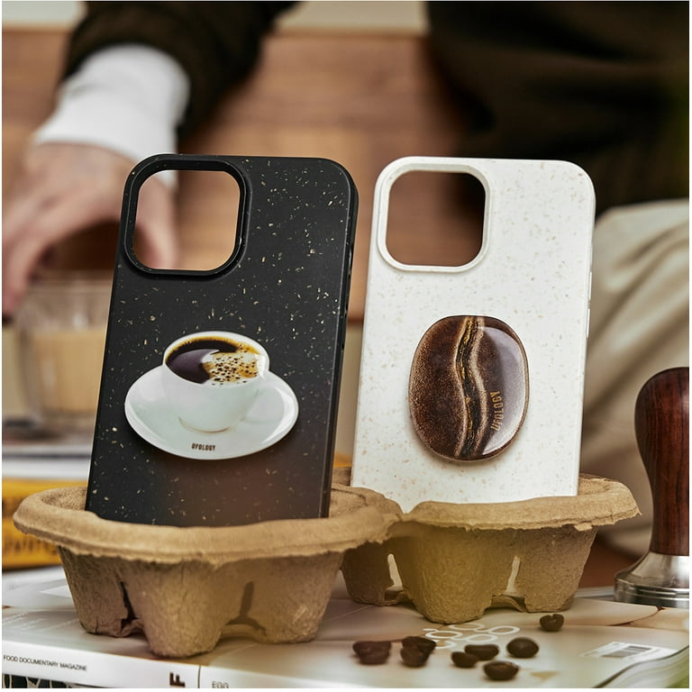 スマートフォン・携帯電話 UFOLOGY iPhoneケース good coffee good day