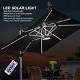 thumbnail image 3 of Luz de sombrilla solar para exteriores luz de sombrilla de patio con energía solar 12 horas de iluminación nocturna para carpa de playa ANGGREK Otros, 3 of 8